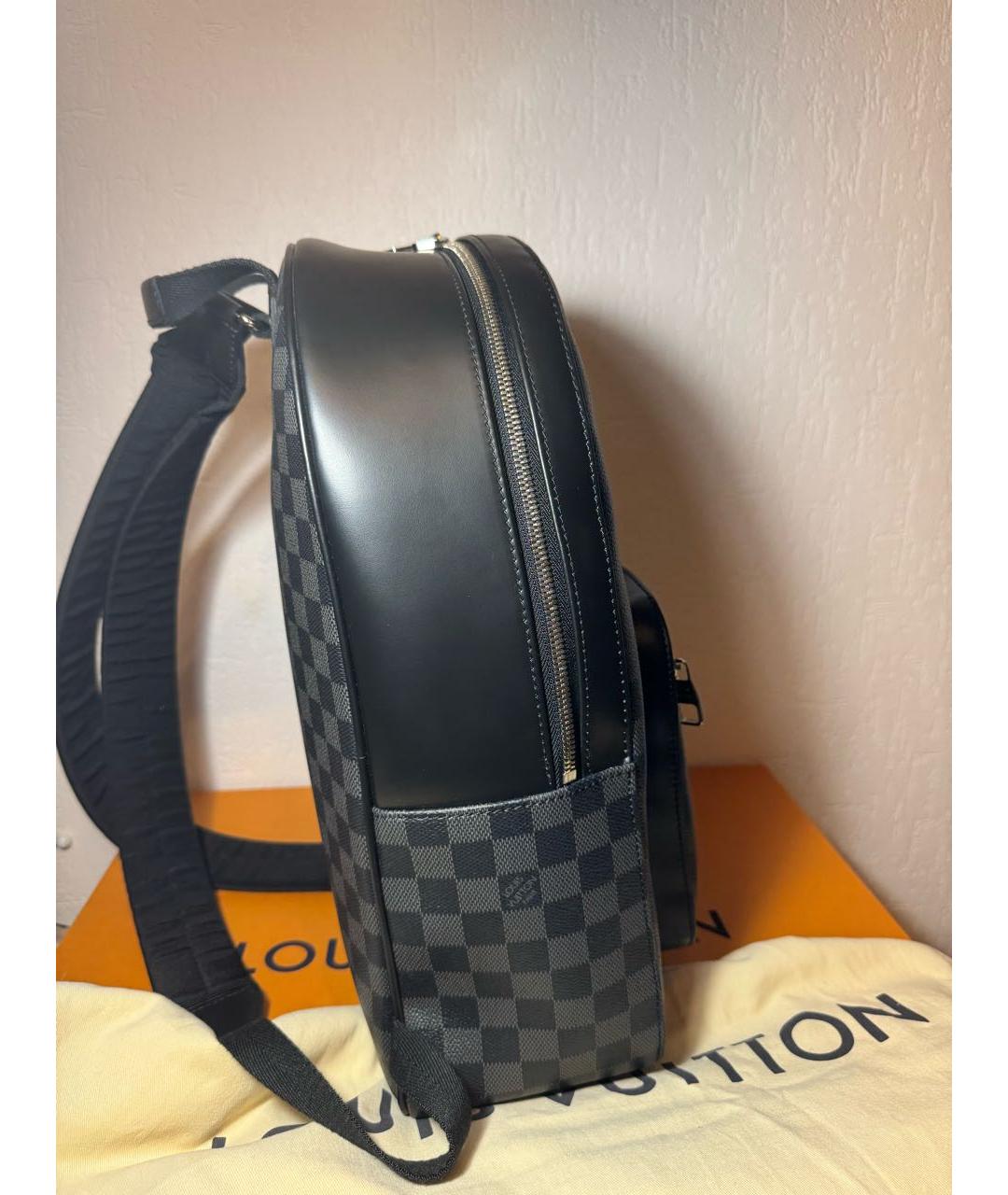 LOUIS VUITTON Черный рюкзак, фото 2
