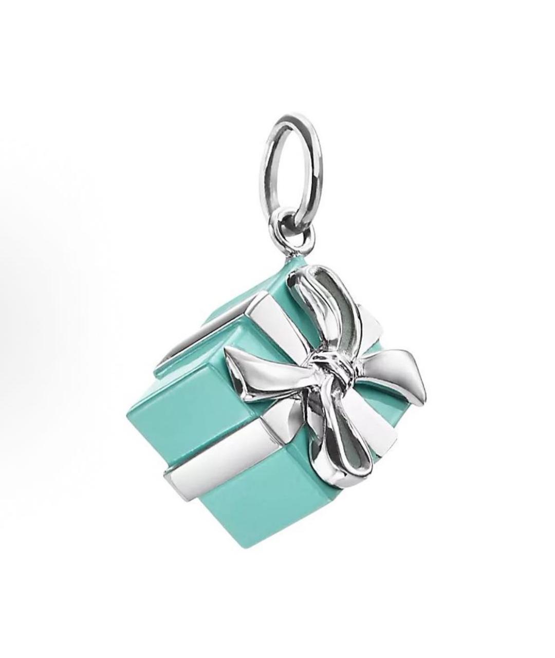 TIFFANY&CO Бирюзовая серебряная подвеска, фото 2