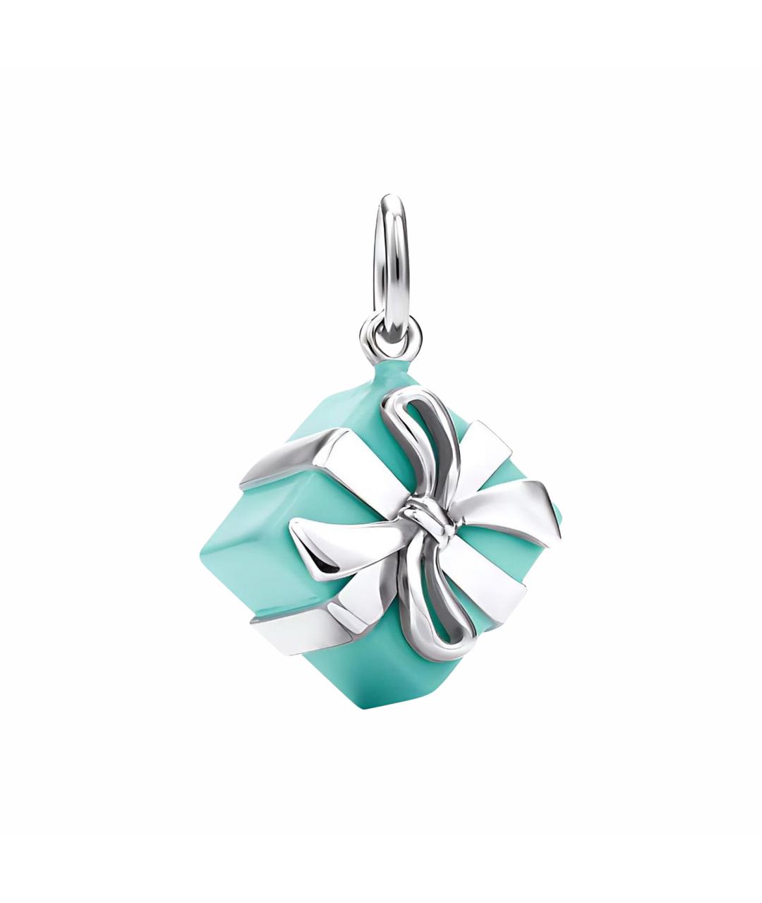 TIFFANY&CO Бирюзовая серебряная подвеска, фото 1