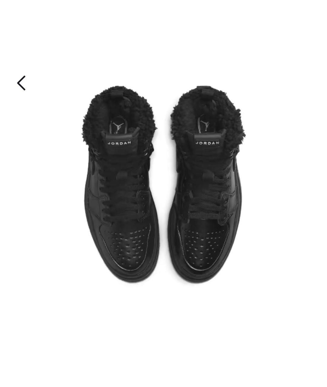 NIKE Черные кожаные кроссовки, фото 3