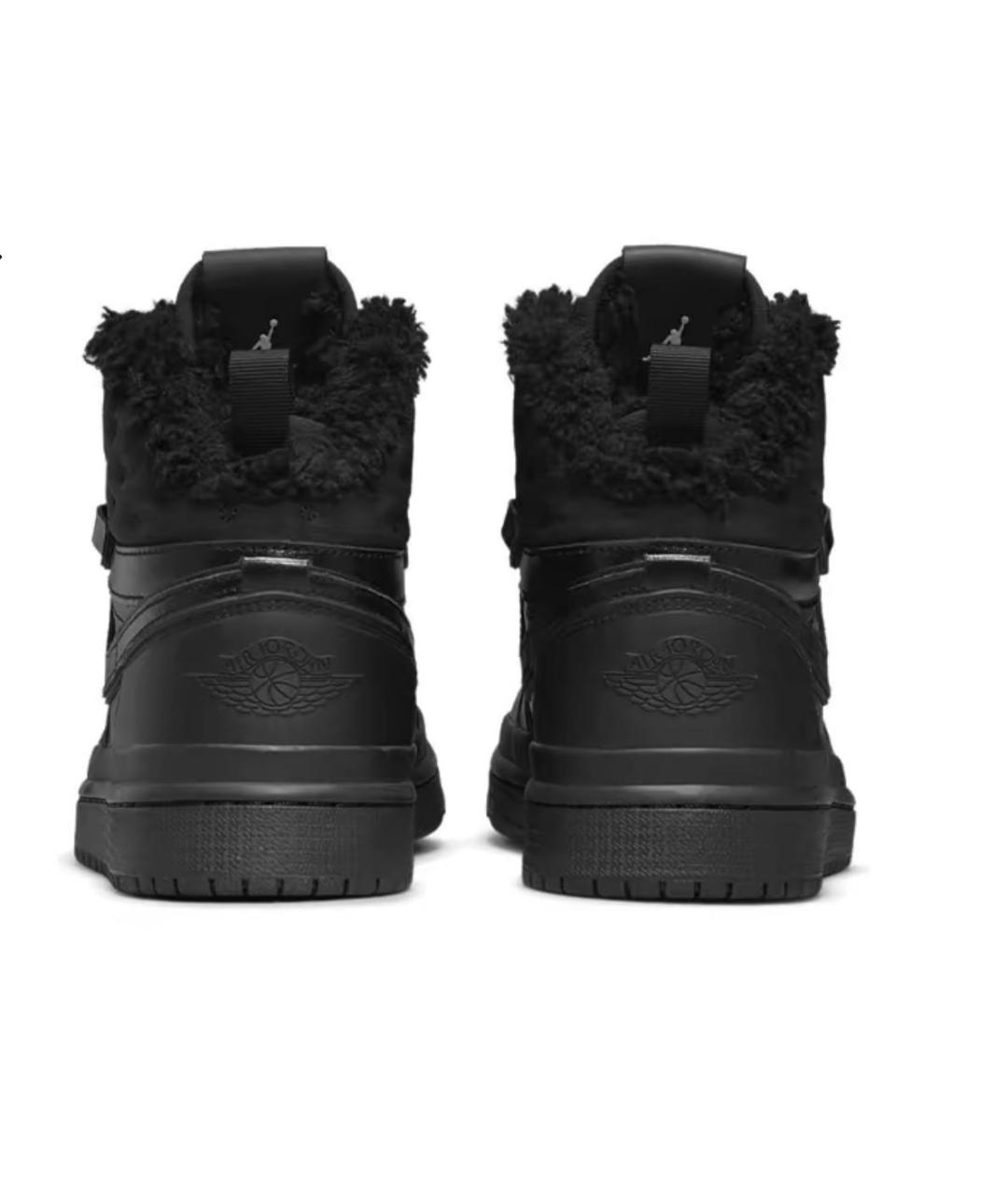 NIKE Черные кожаные кроссовки, фото 4