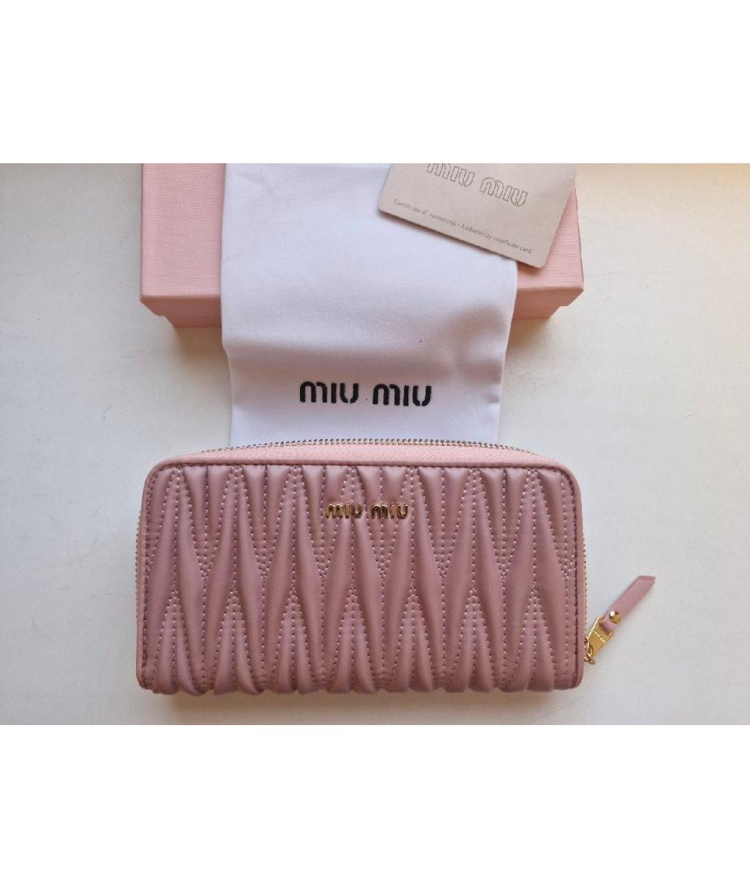 MIU MIU Кожаный кошелек, фото 5