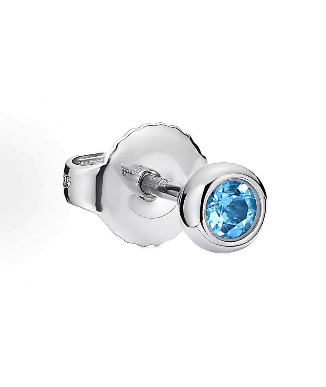 TIFFANY&CO Голубые серебряные серьги, фото 2