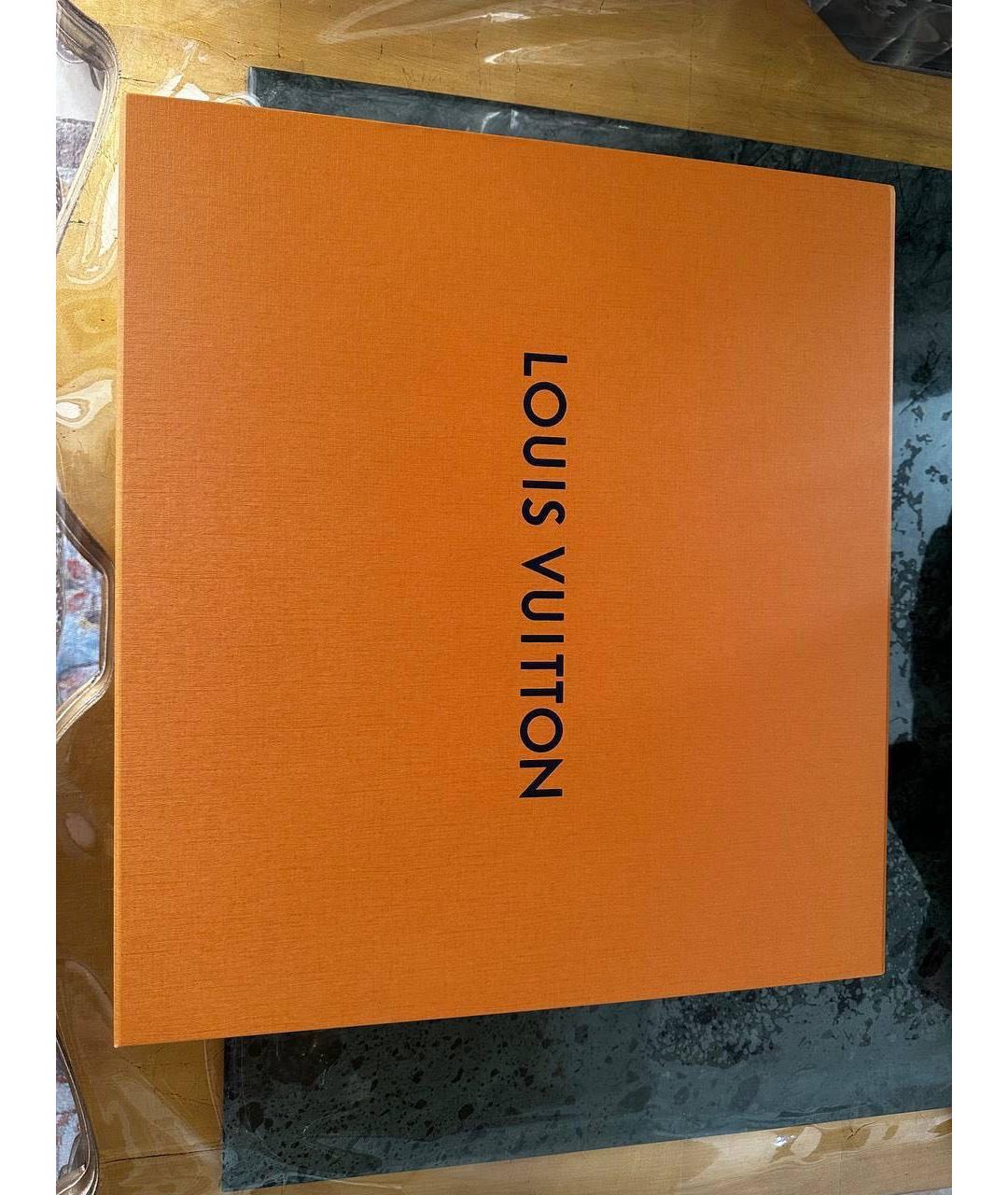 LOUIS VUITTON Коричневая кожаная сумка тоут, фото 5