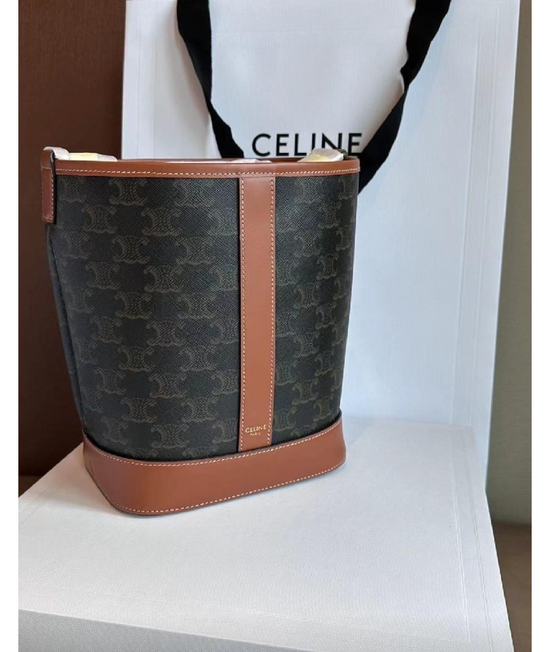 CELINE Кожаная сумка тоут, фото 6