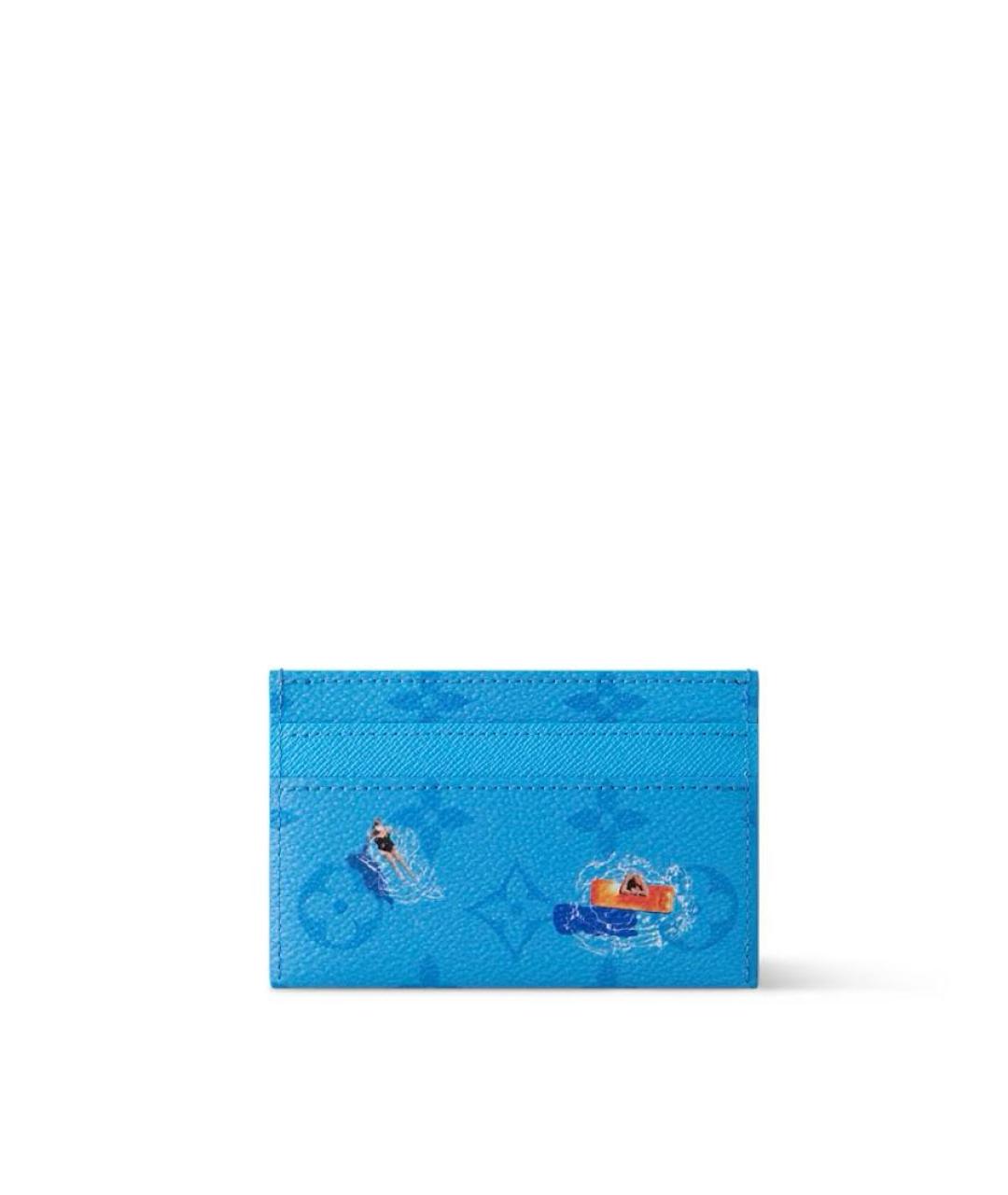 LOUIS VUITTON Синий кардхолдер, фото 4