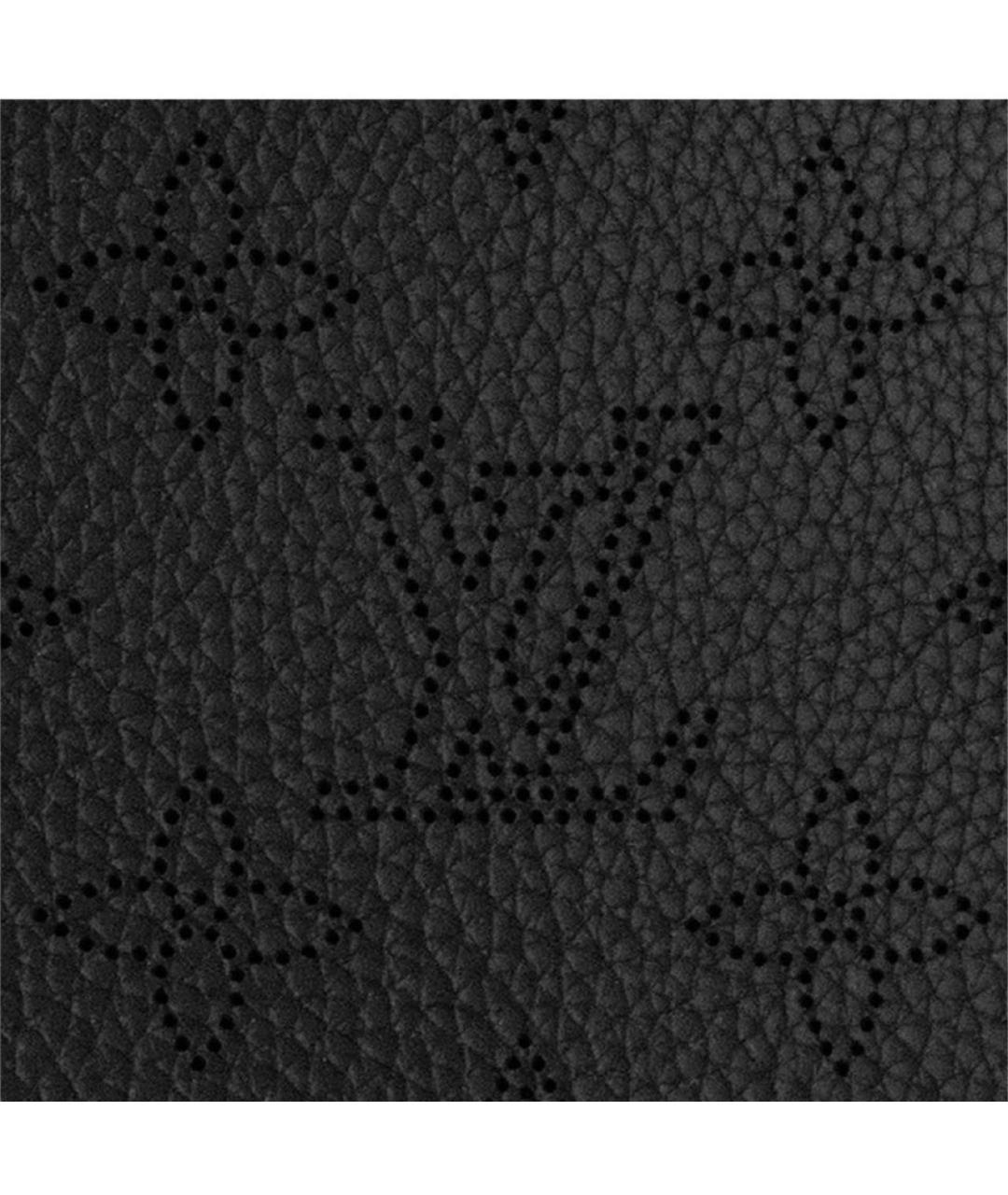 LOUIS VUITTON Черная кожаная сумка тоут, фото 6