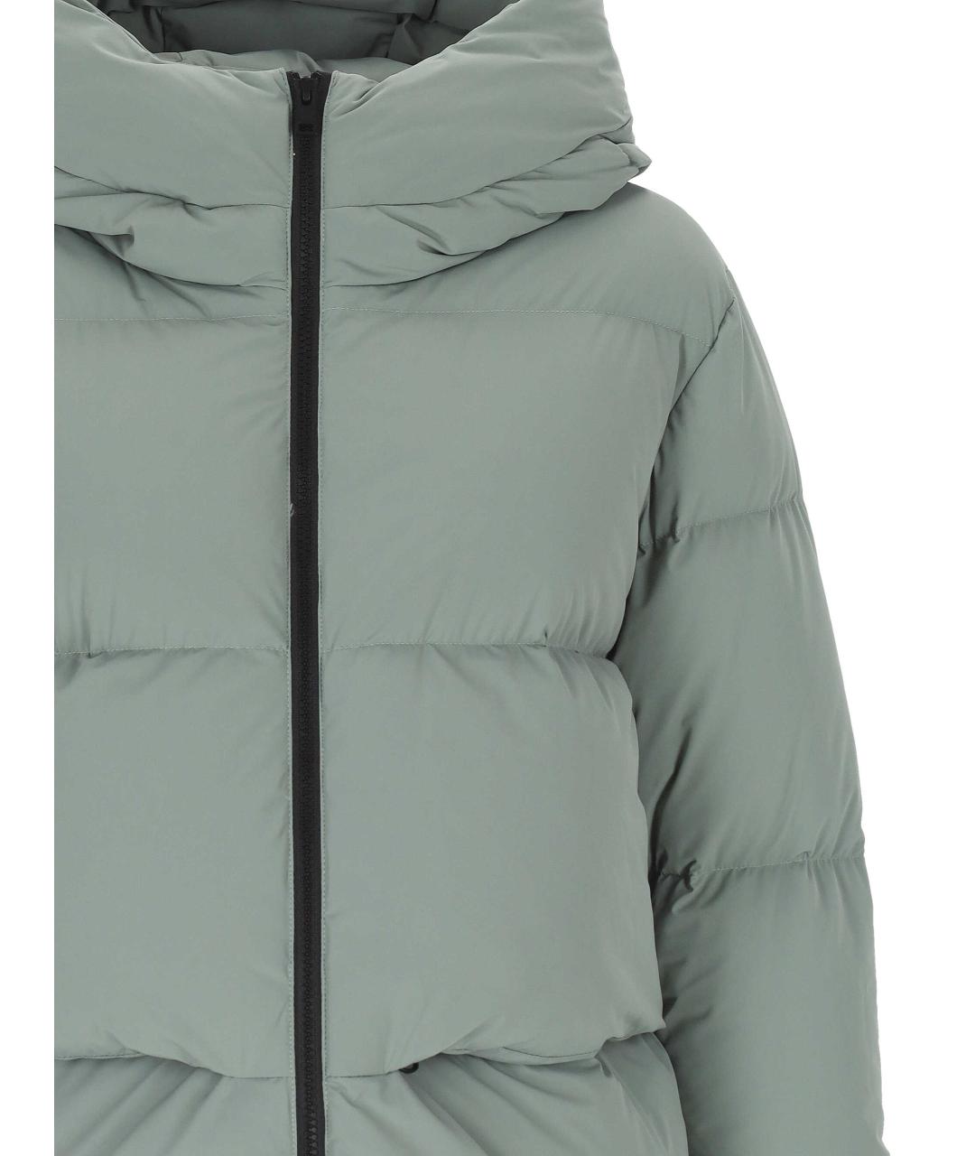 WOOLRICH Бирюзовая полиамидовая куртка, фото 2