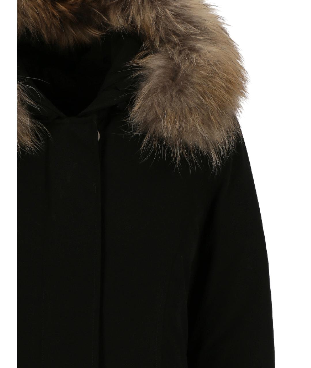 WOOLRICH Черная хлопковая парка, фото 3