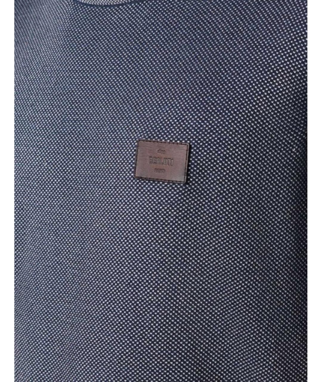 BERLUTI Синяя хлопковая футболка, фото 2
