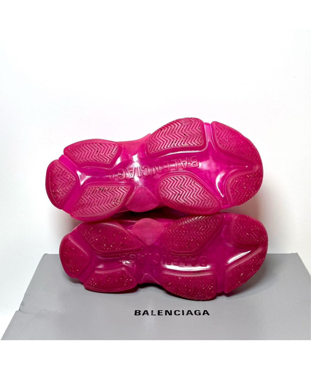 BALENCIAGA Фуксия кроссовки, фото 7