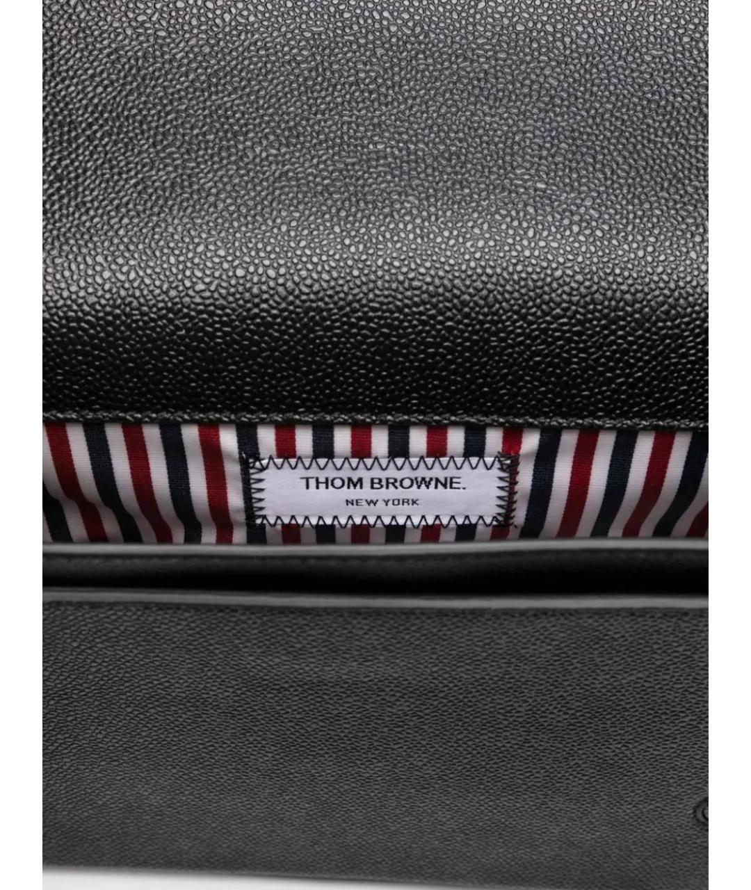 THOM BROWNE Черная сумка на плечо, фото 4