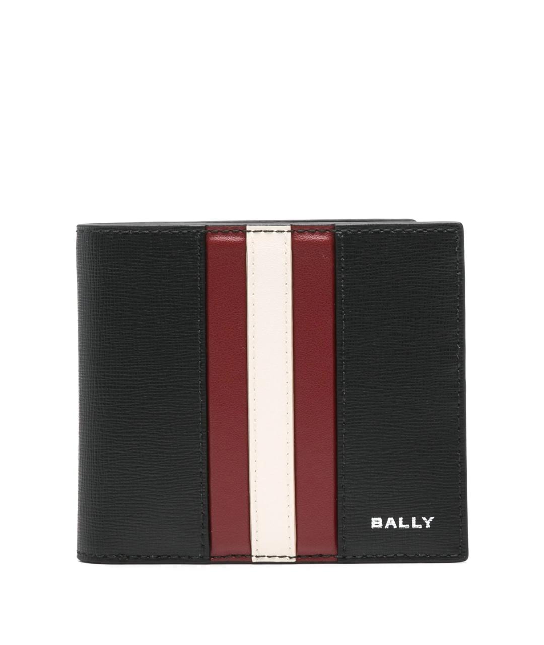 BALLY Черный кожаный кошелек, фото 1