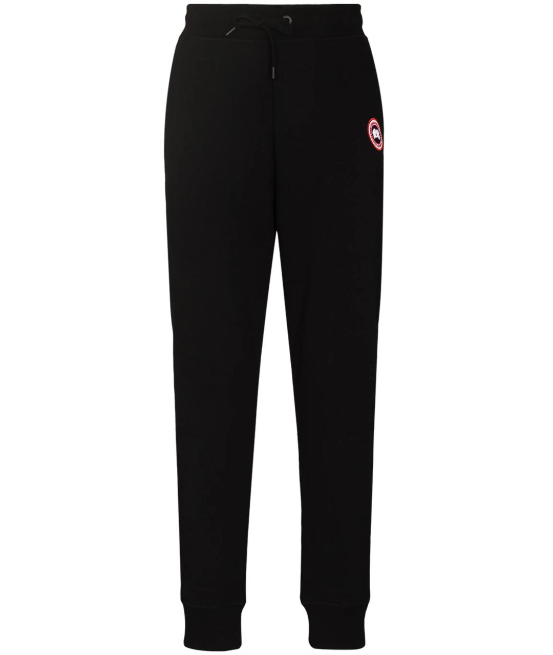 CANADA GOOSE Черные хлопковые повседневные брюки, фото 1