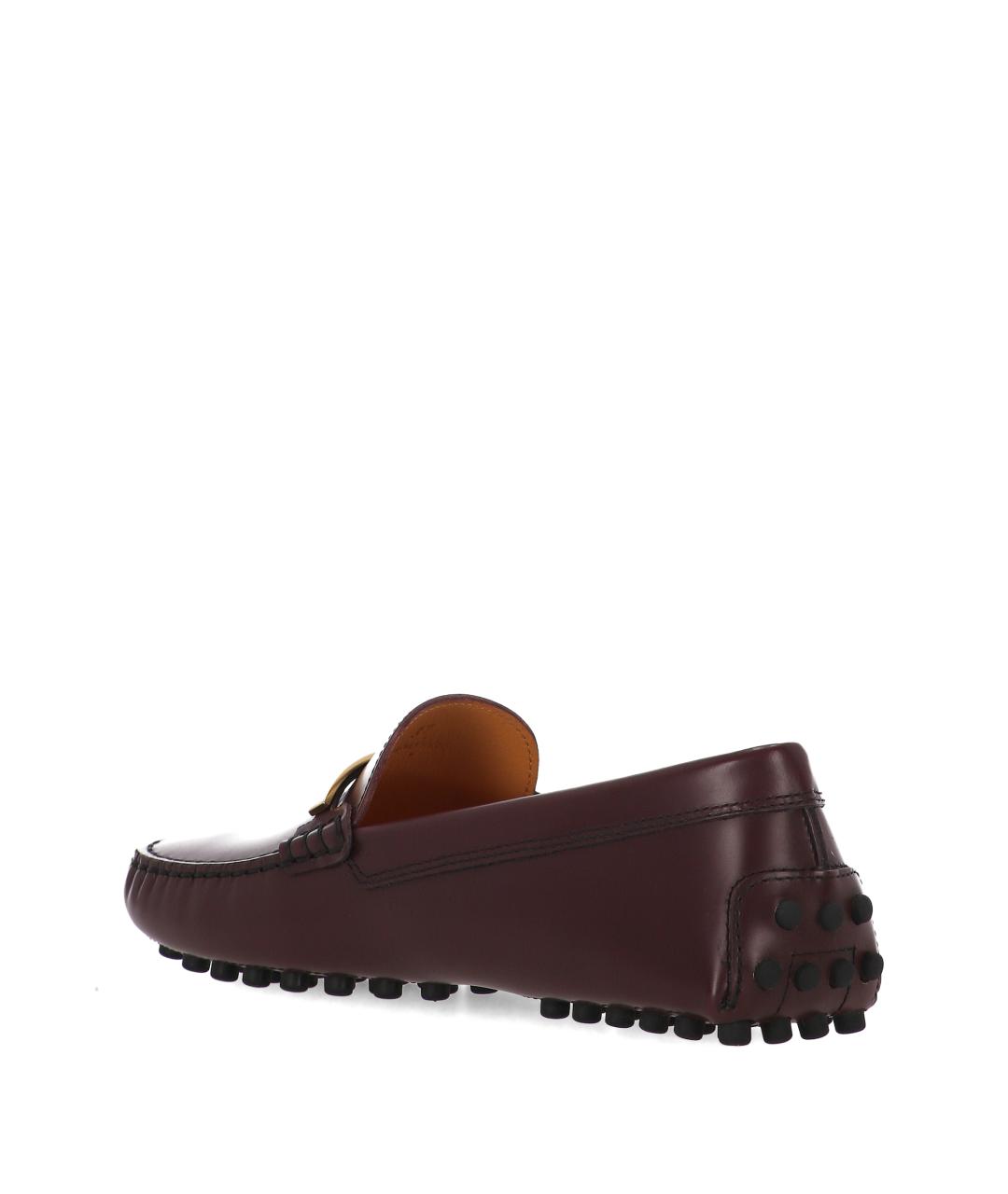 TOD'S Коричневые кожаные лоферы, фото 3