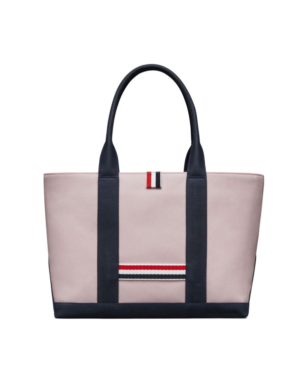 THOM BROWNE Розовая сумка тоут, фото 1