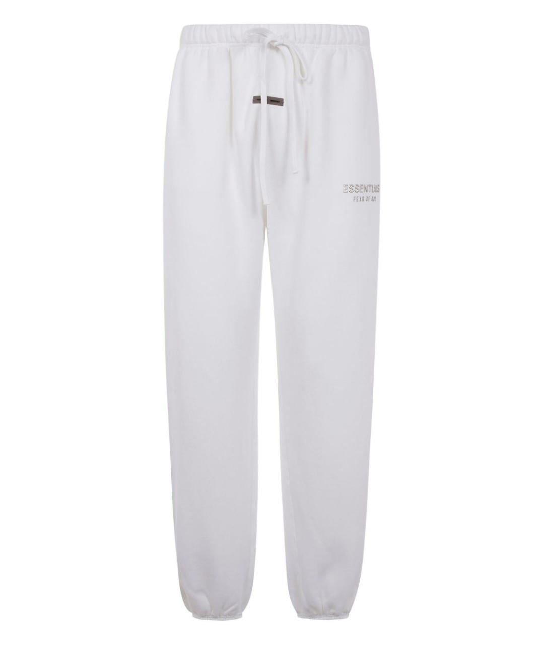 FEAR OF GOD Белые хлопковые прямые брюки, фото 1