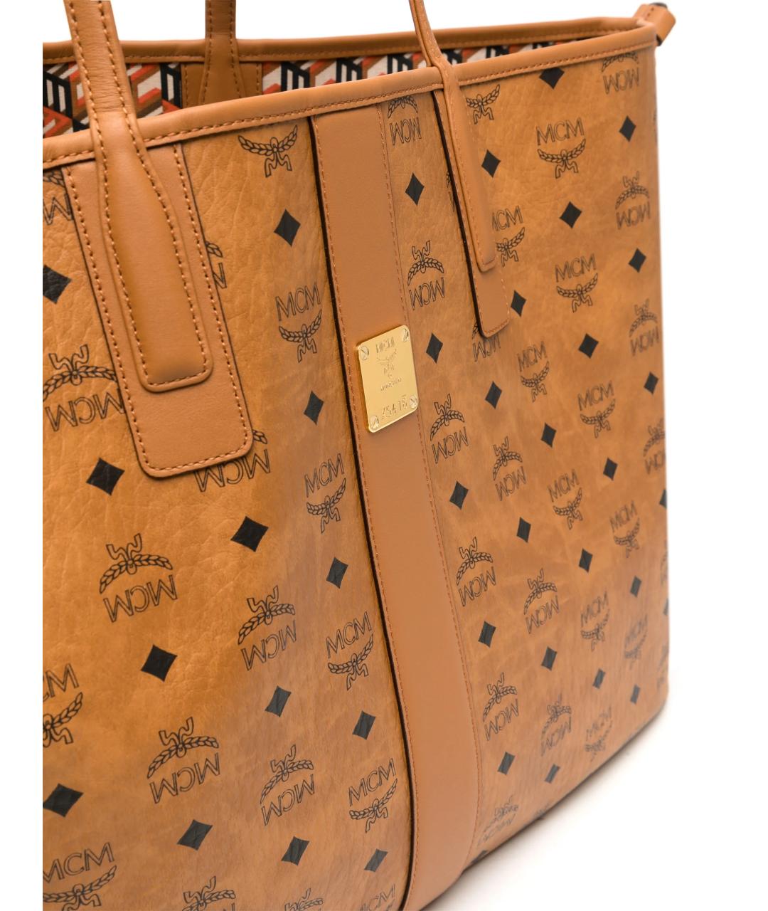 MCM Коричневая сумка тоут, фото 3