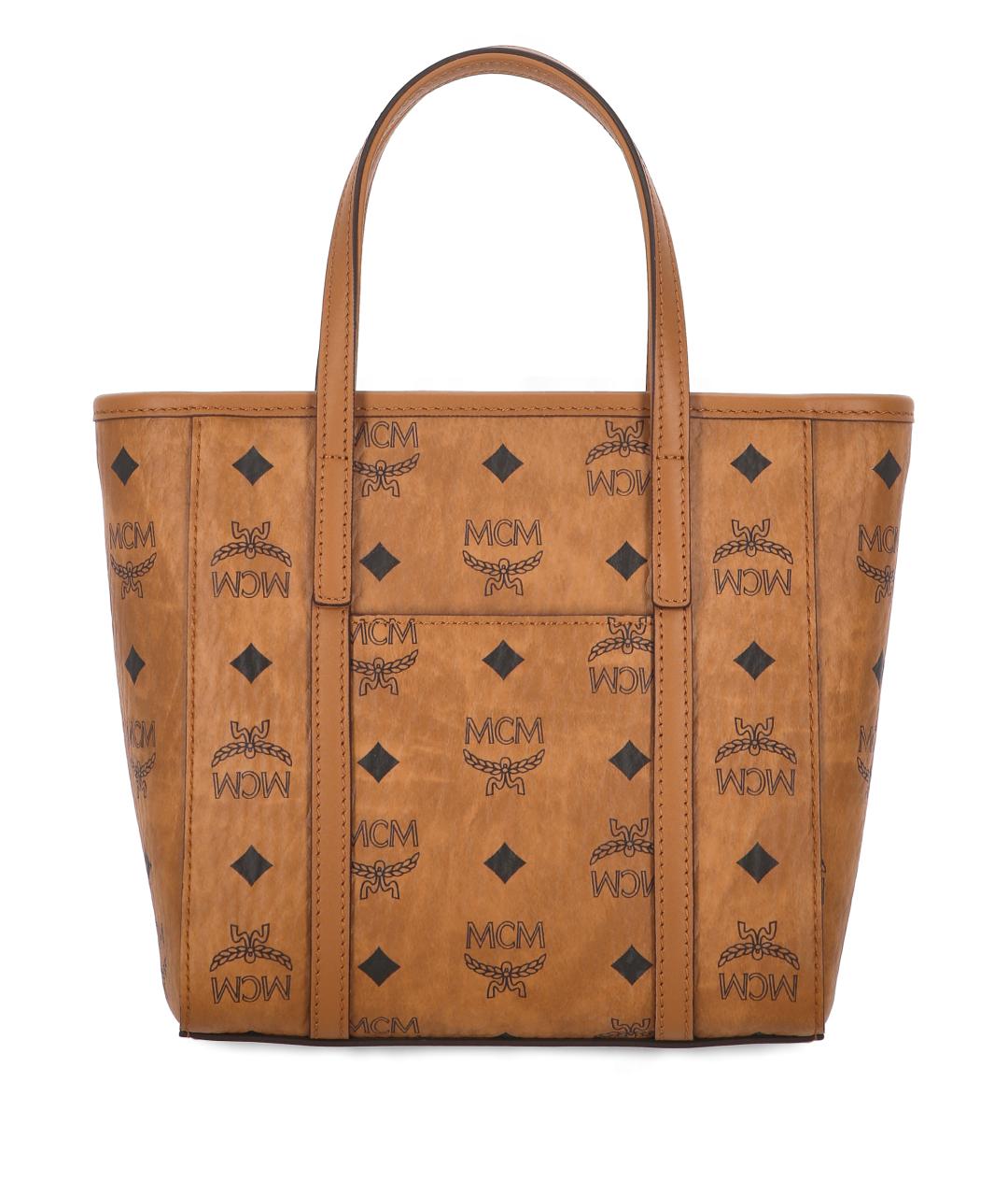 MCM Коричневая сумка тоут, фото 3