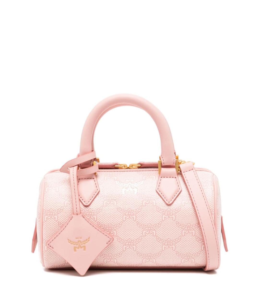 MCM Розовая сумка тоут из искусственной кожи, фото 1