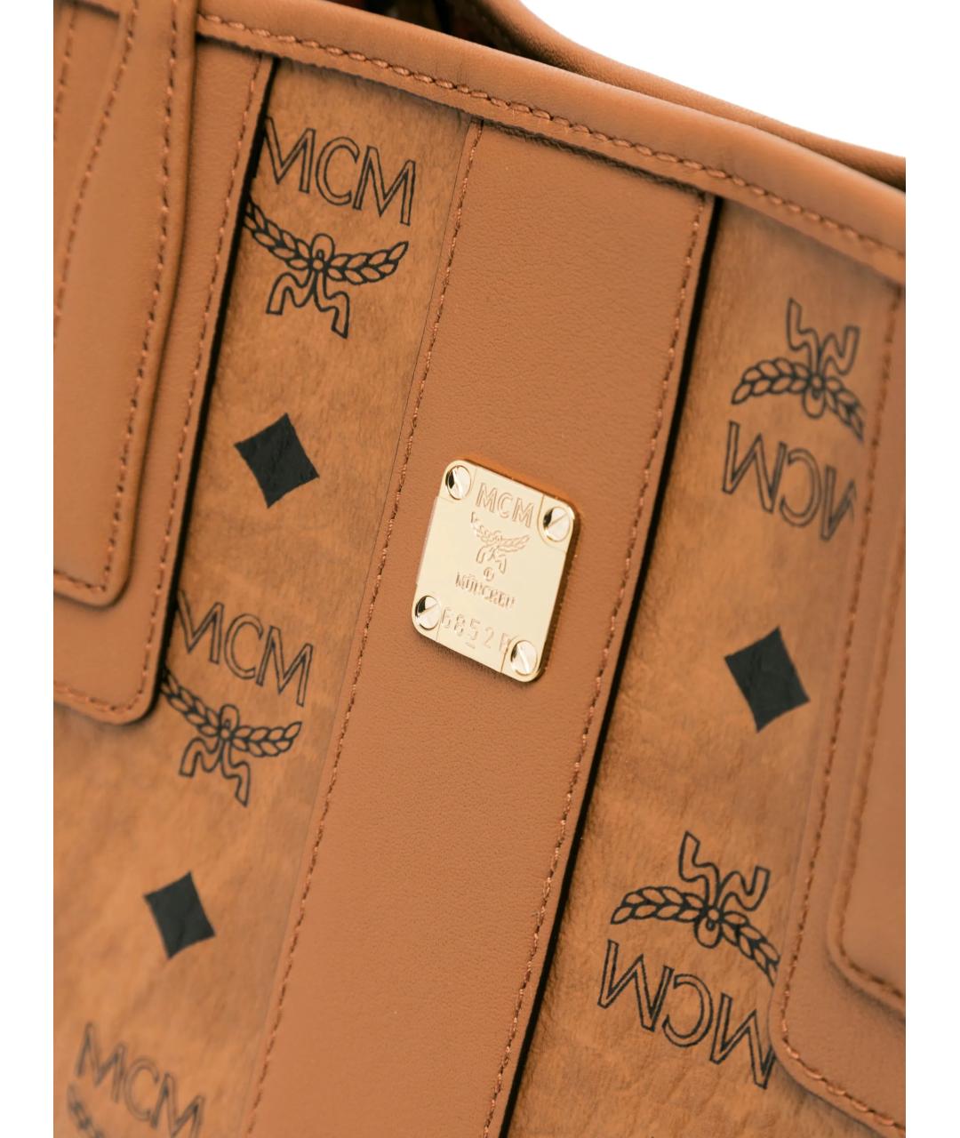 MCM Коричневая сумка тоут, фото 5