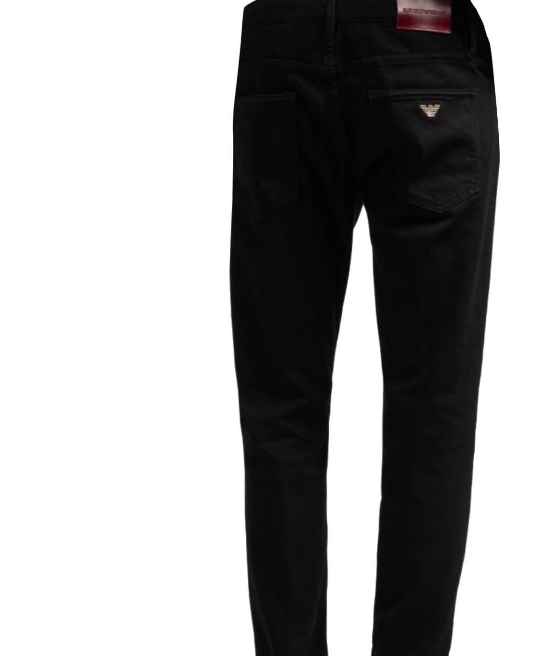 EMPORIO ARMANI Черные повседневные брюки, фото 3
