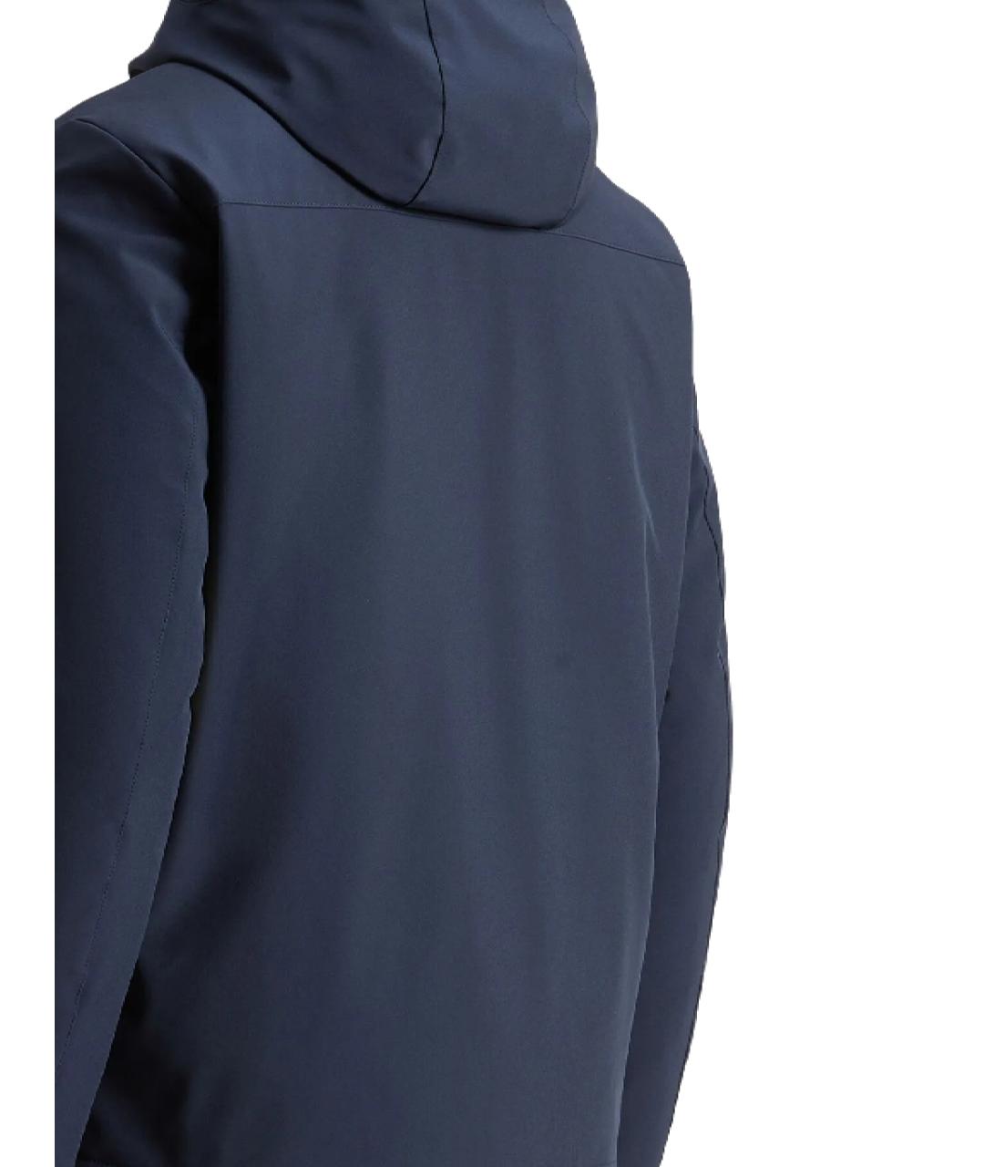 WOOLRICH Темно-синяя полиэстеровая куртка, фото 3