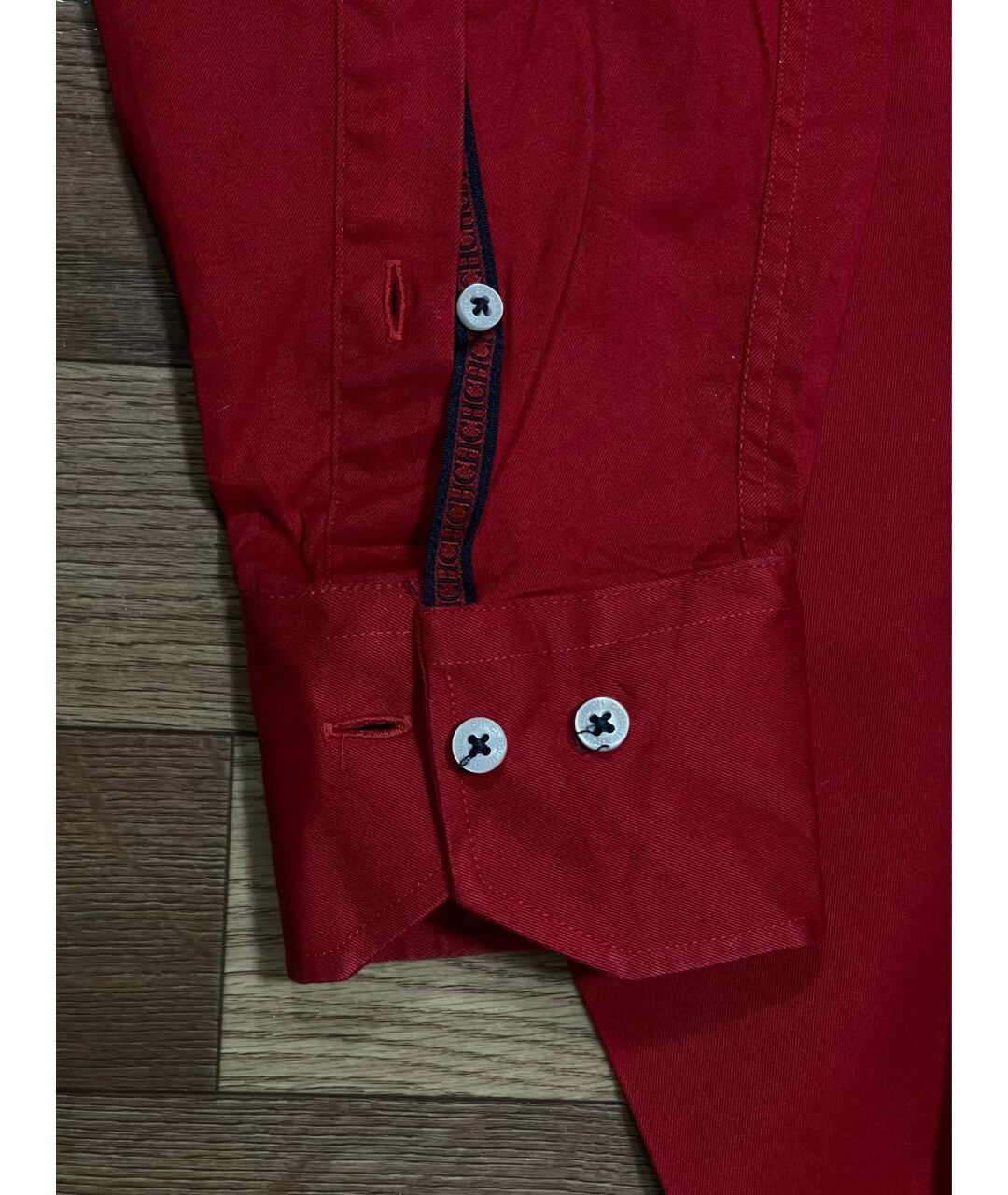 CAROLINA HERRERA Красная хлопковая классическая рубашка, фото 6