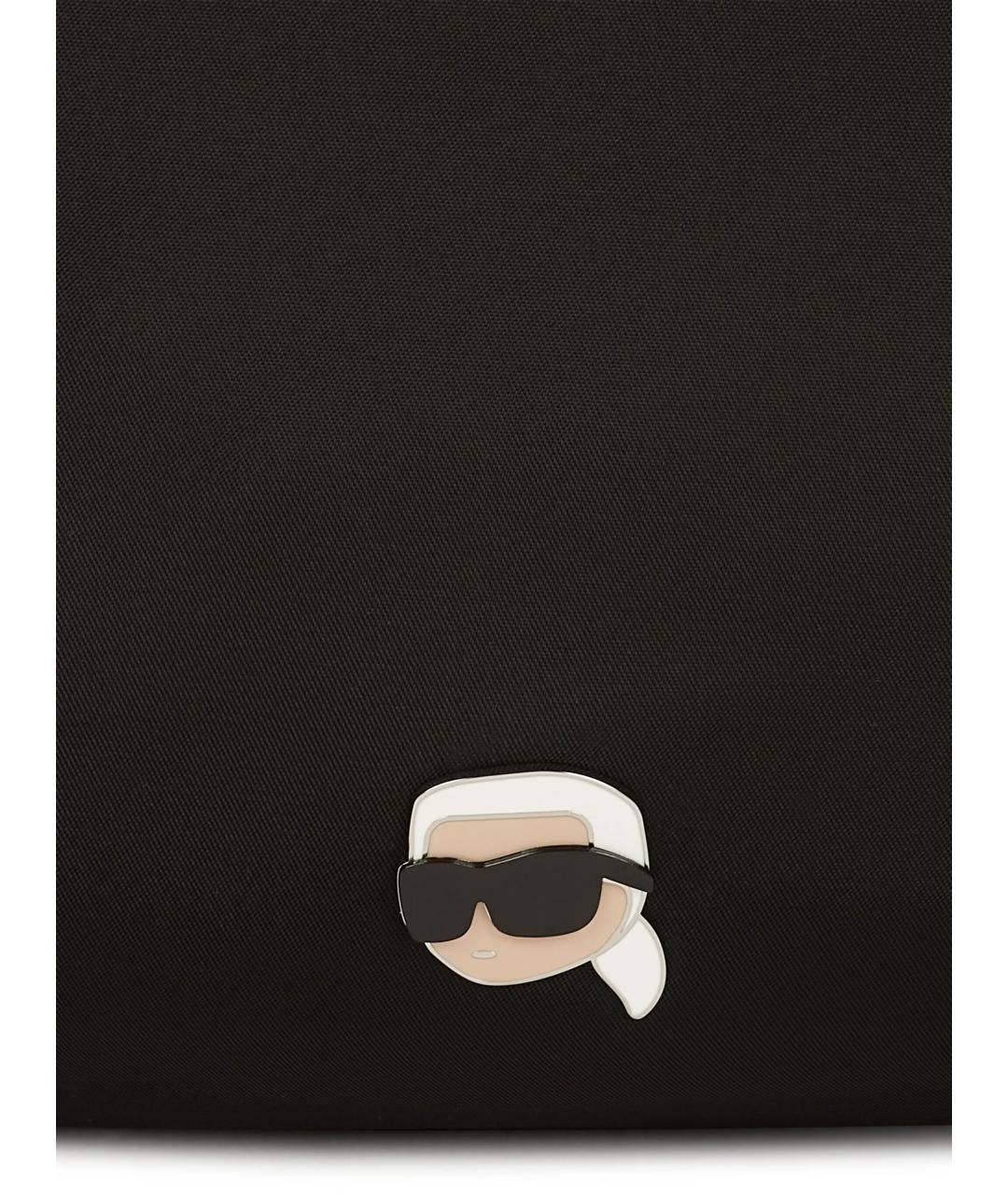 KARL LAGERFELD Черная сумка через плечо, фото 2