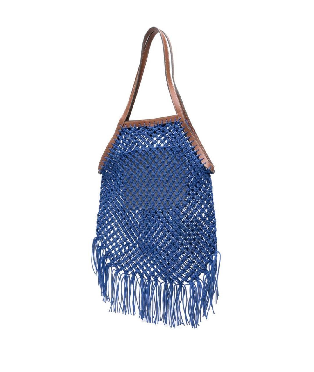 ANYA HINDMARCH Синяя сумка тоут, фото 2