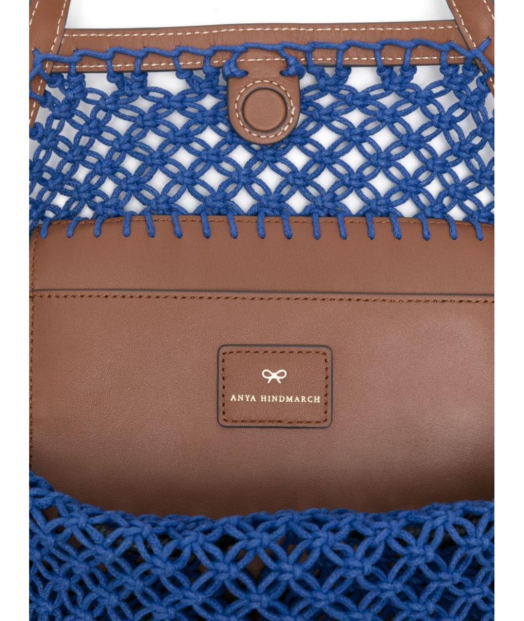 ANYA HINDMARCH Синяя сумка тоут, фото 4