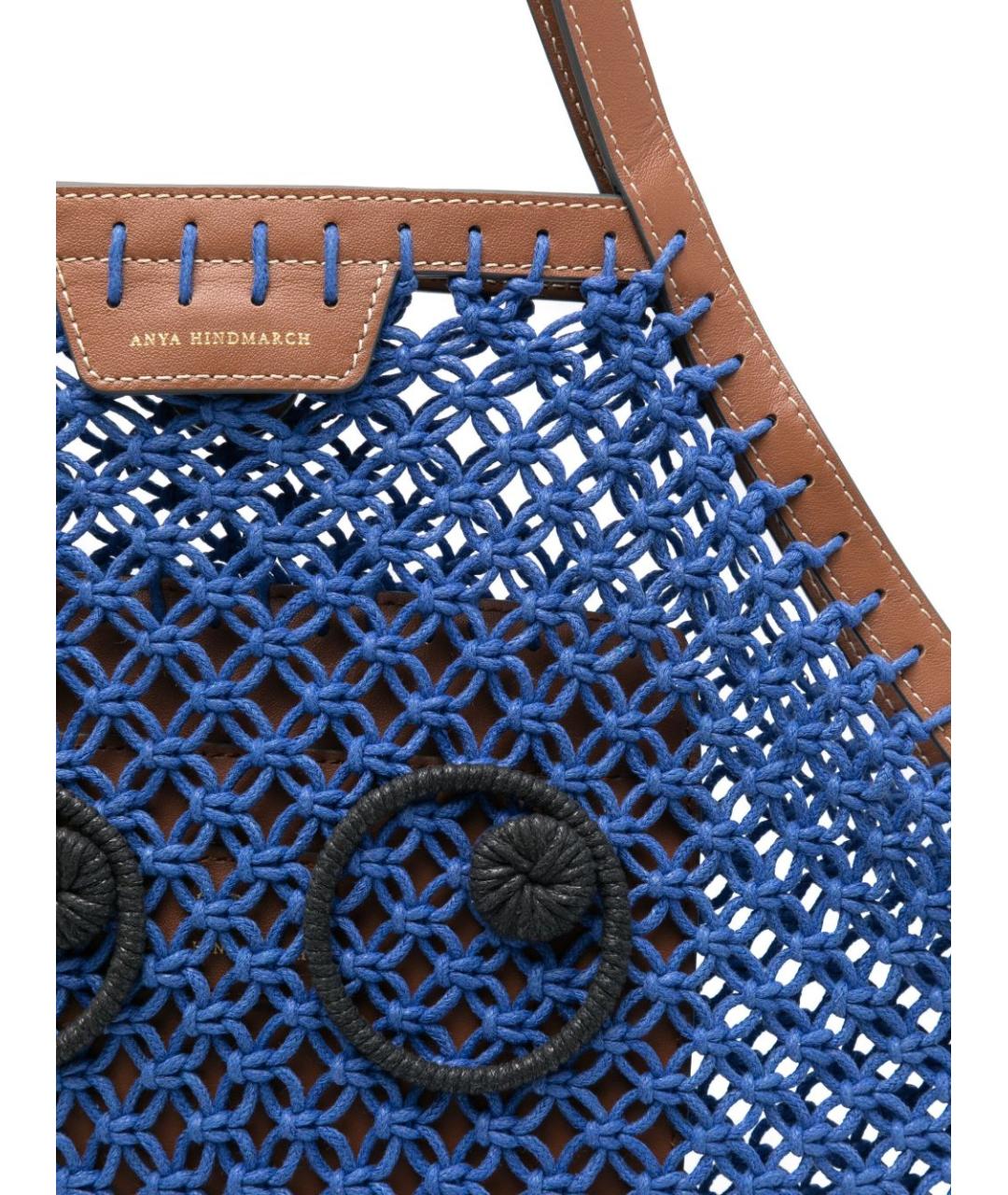 ANYA HINDMARCH Синяя сумка тоут, фото 3