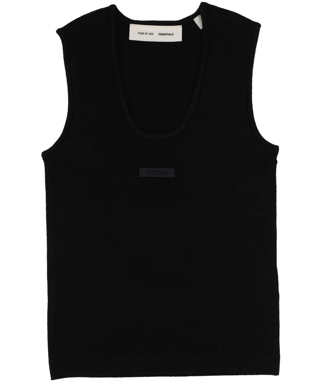 FEAR OF GOD Черная майка, фото 1