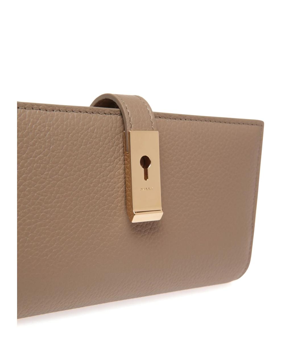 BALLY Коричневый кожаный кошелек, фото 4