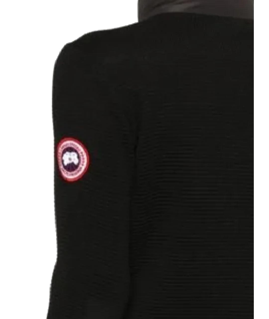 CANADA GOOSE Черная шерстяная куртка, фото 3