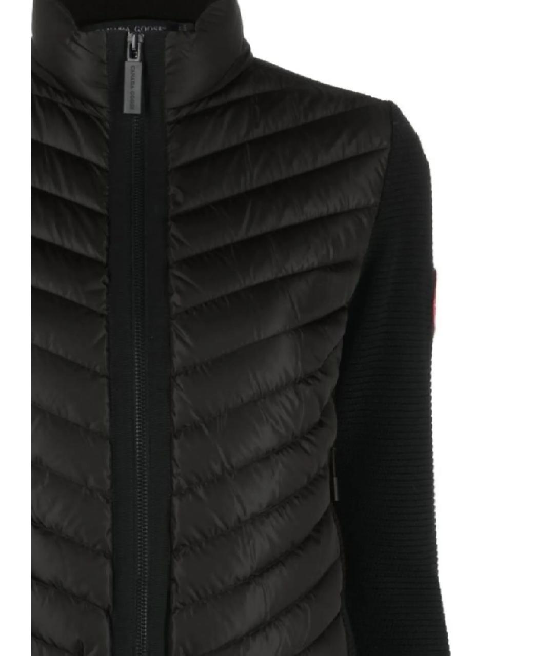 CANADA GOOSE Черная шерстяная куртка, фото 2