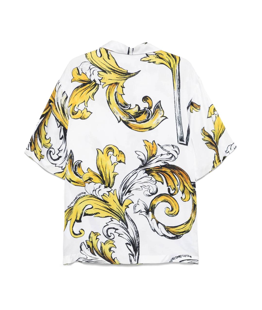 VERSACE JEANS COUTURE Белая кэжуал рубашка, фото 3