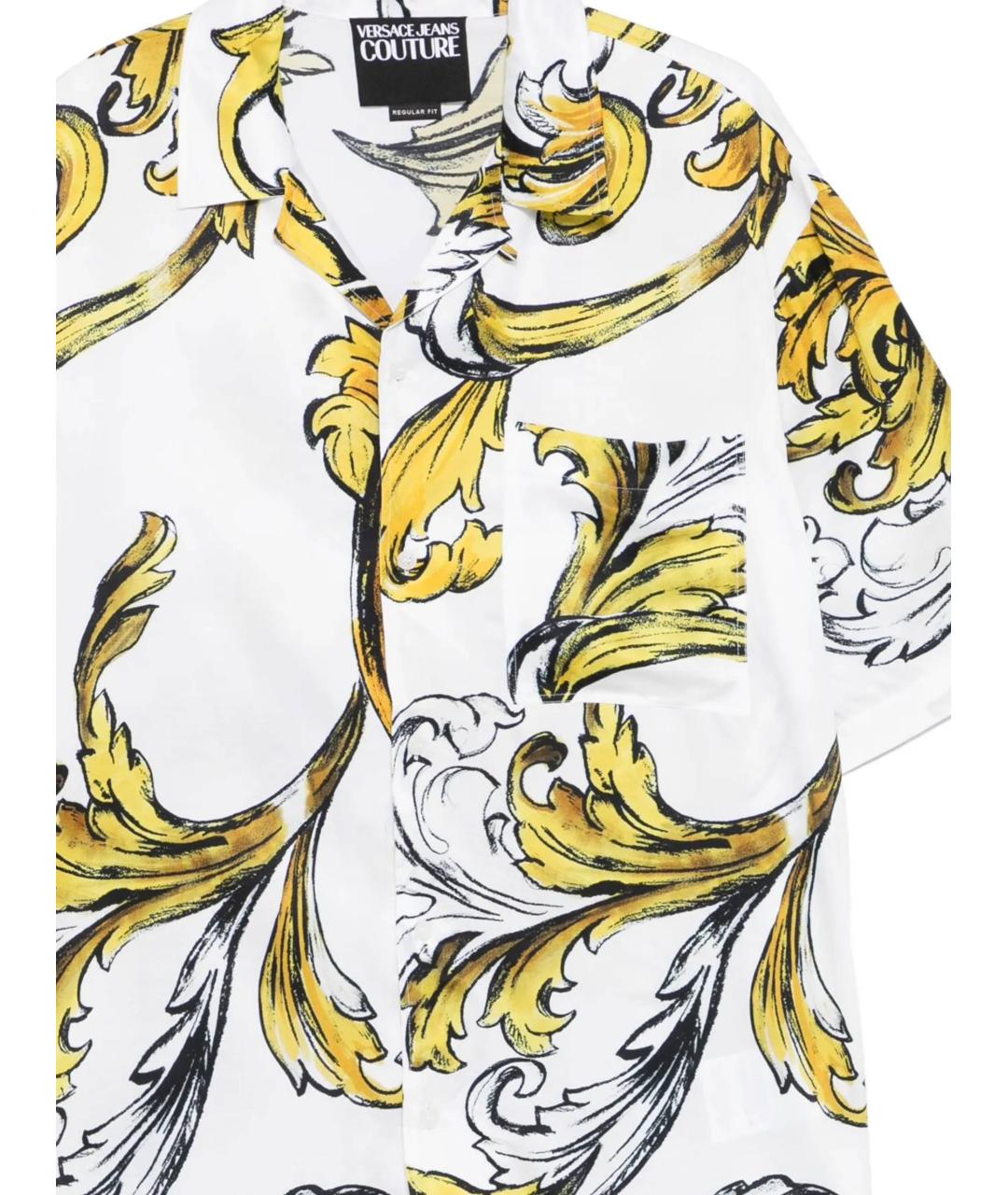 VERSACE JEANS COUTURE Белая кэжуал рубашка, фото 2