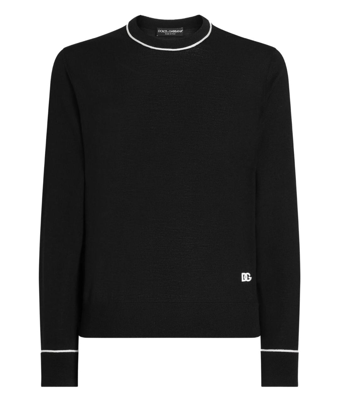 DOLCE&GABBANA Черный джемпер / свитер, фото 1