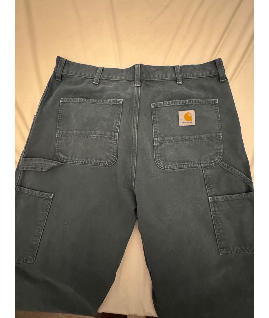 CARHARTT WIP Зеленые джинсы, фото 4