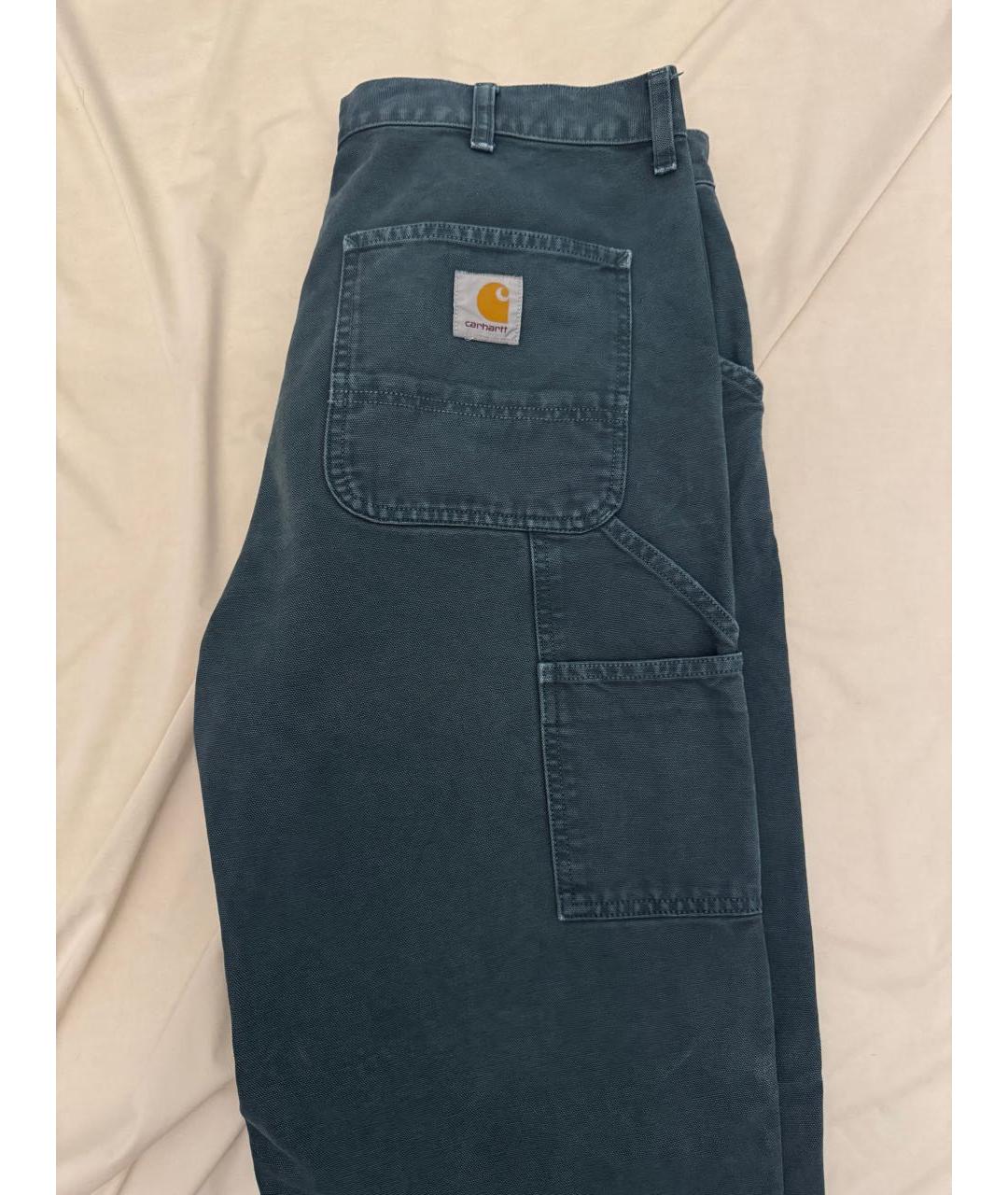 CARHARTT WIP Зеленые джинсы, фото 2