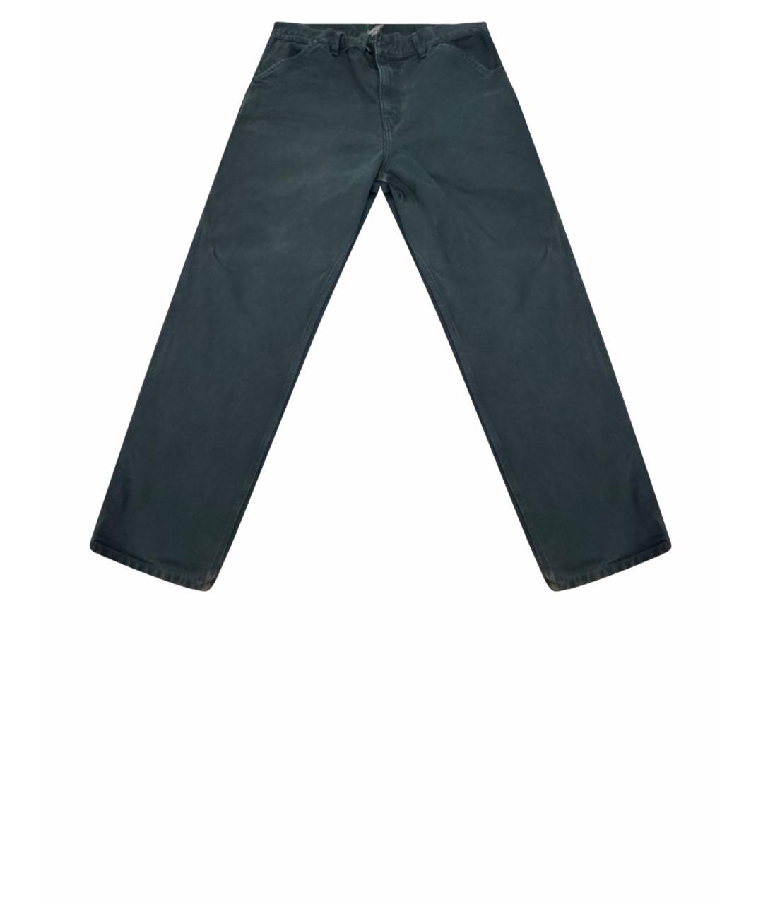 CARHARTT WIP Зеленые джинсы, фото 1