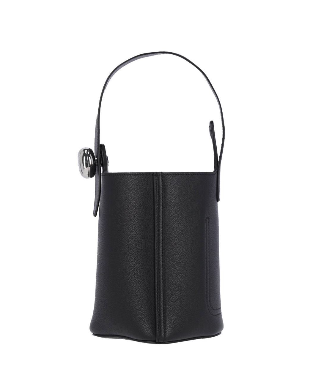 LOEWE Черная кожаная сумка тоут, фото 5