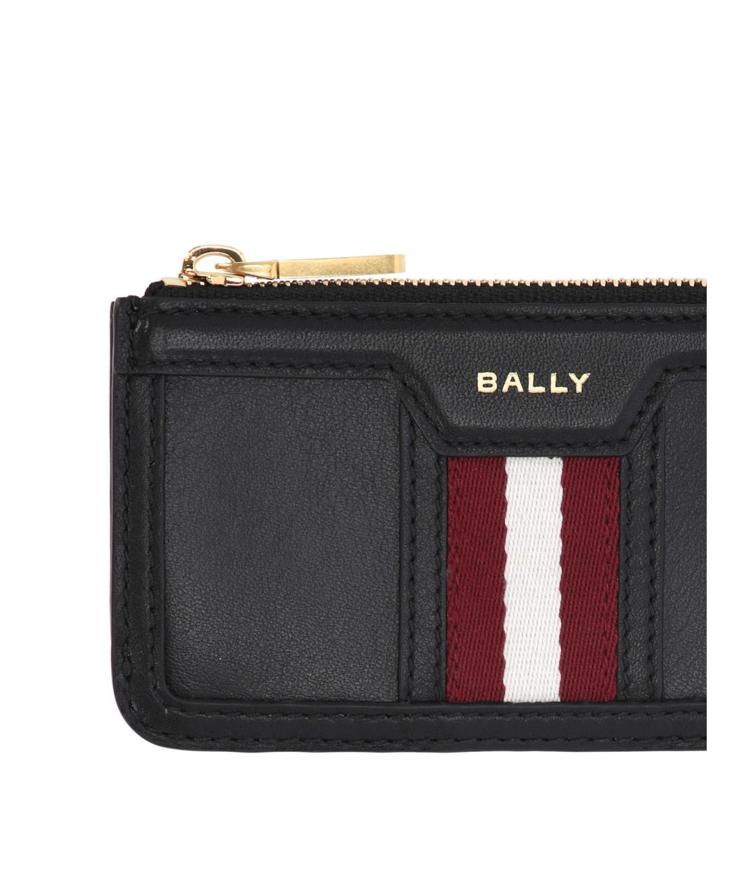 BALLY Черный кожаный кошелек, фото 2