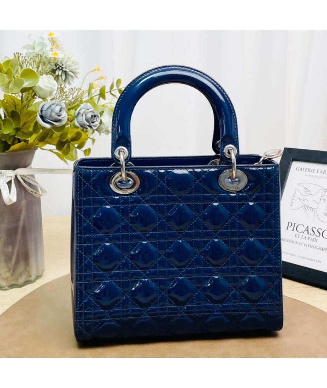 CHRISTIAN DIOR Сумка тоут из лакированной кожи, фото 2