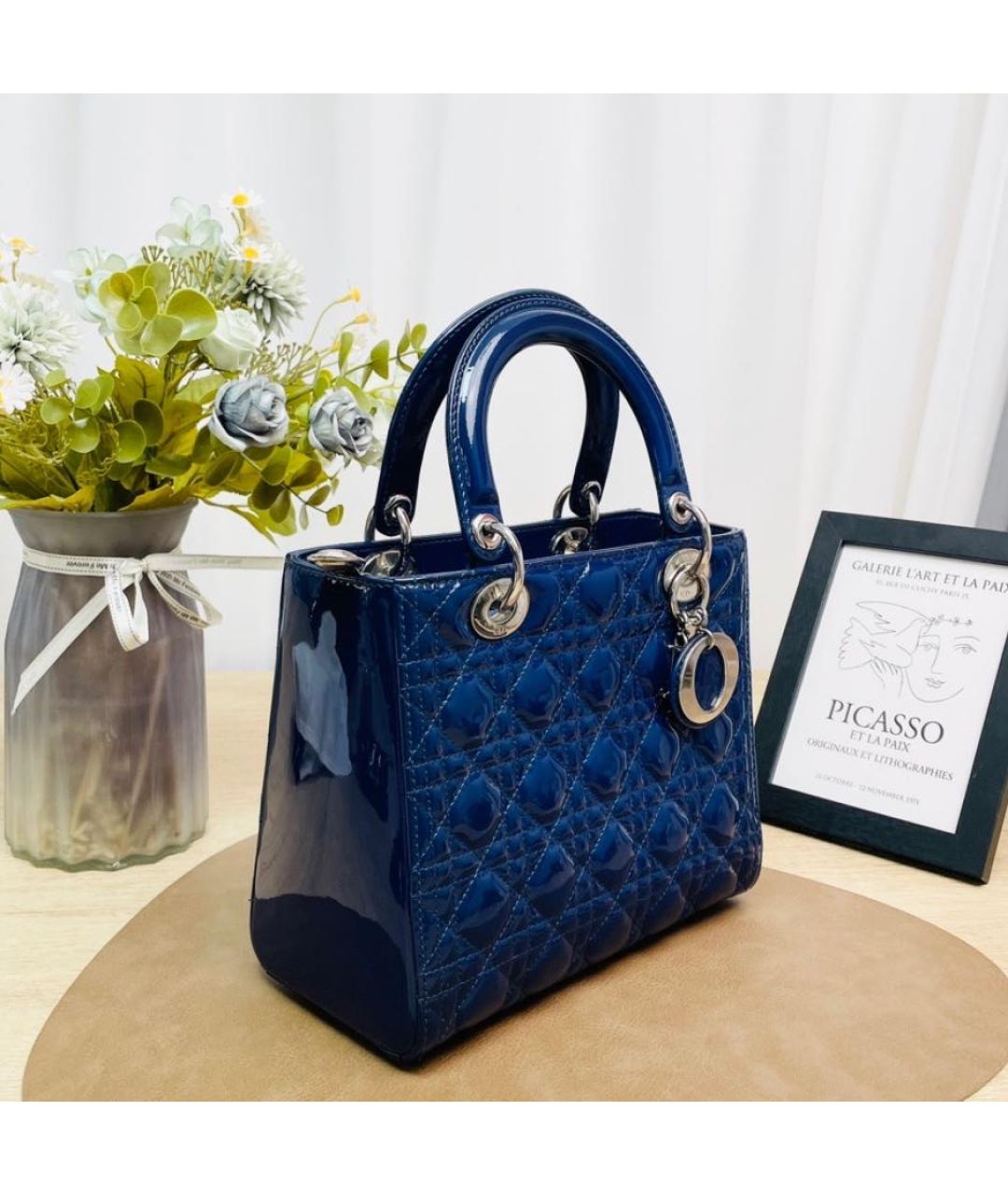 CHRISTIAN DIOR Сумка тоут из лакированной кожи, фото 5