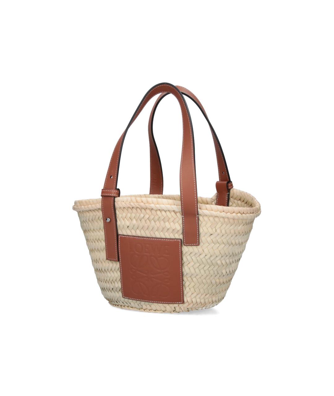 LOEWE Бежевая сумка тоут, фото 2