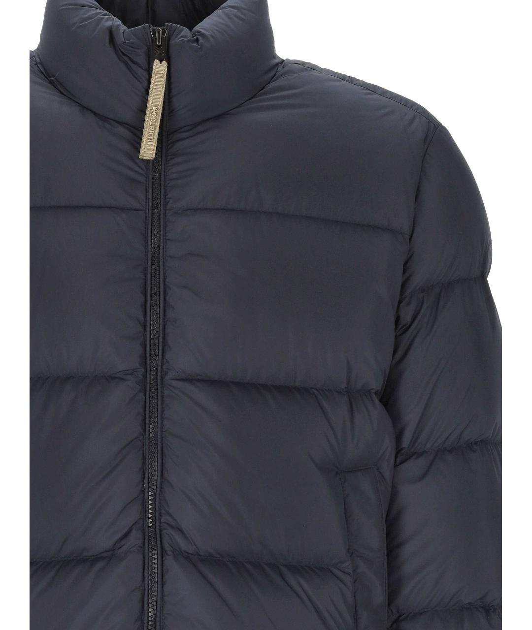WOOLRICH Темно-синяя полиэстеровая куртка, фото 2
