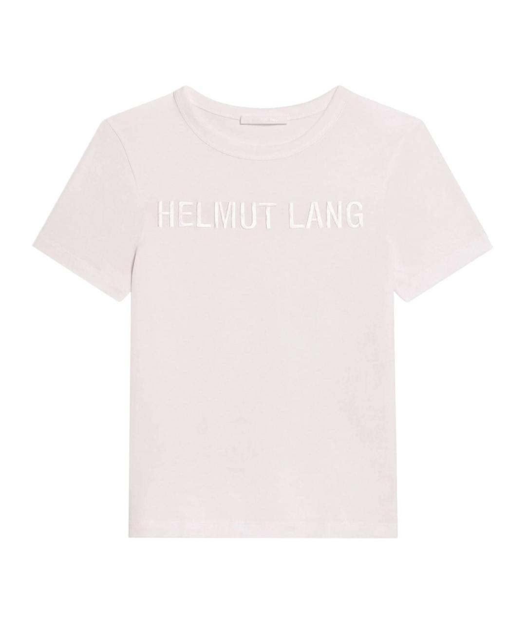 HELMUT LANG Белая хлопковая футболка, фото 1