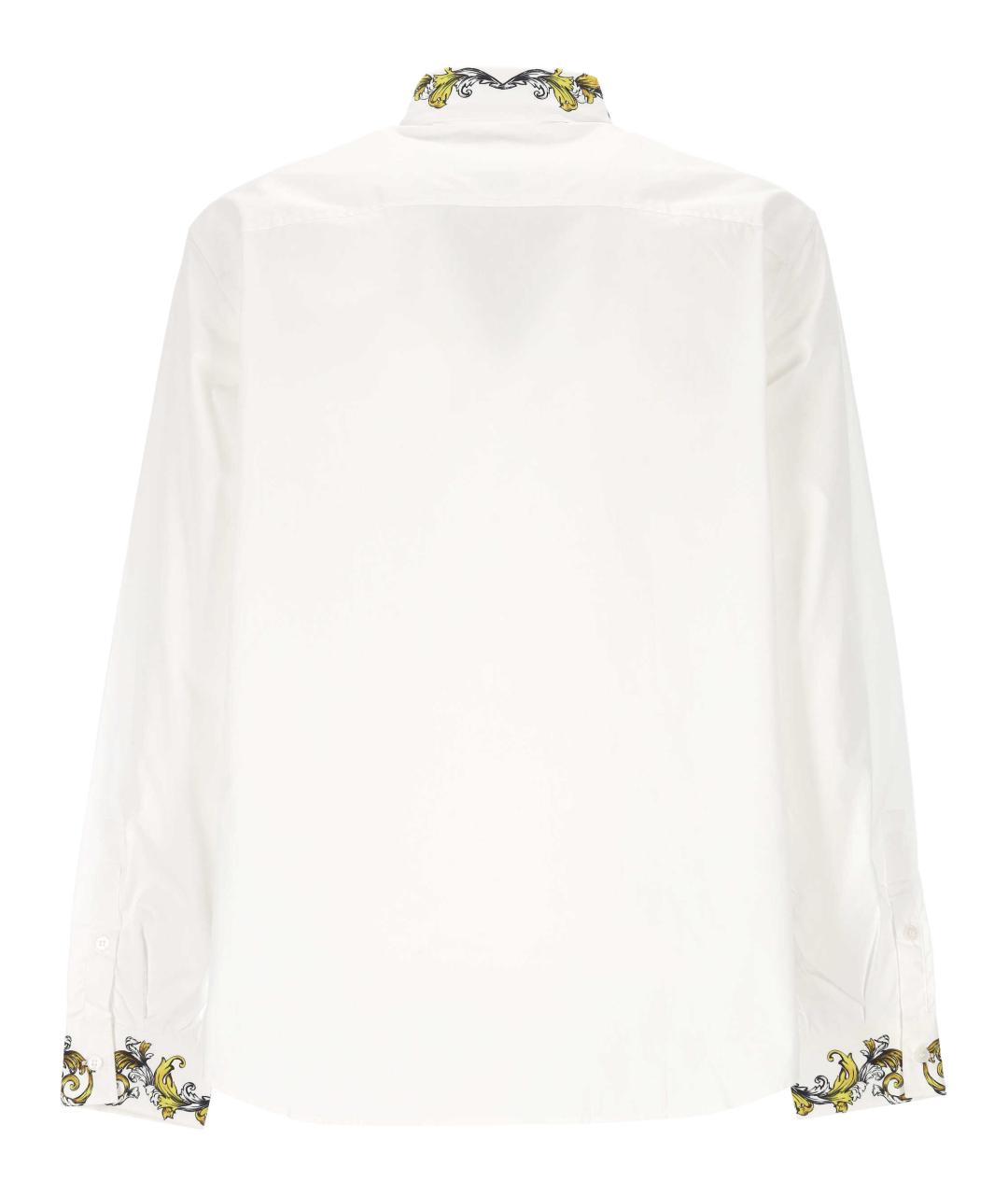 VERSACE JEANS COUTURE Белая хлопковая кэжуал рубашка, фото 3